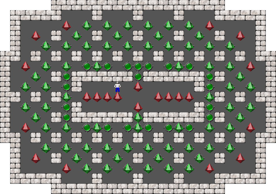 Sokoban Sasquatch 03 Arranged level 72